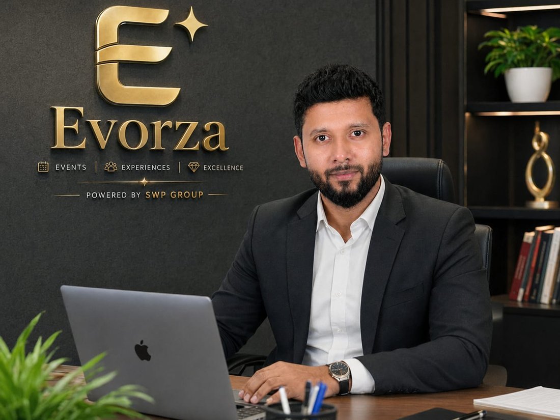 Abdul Rehman, founder of Evorza Events & Management
